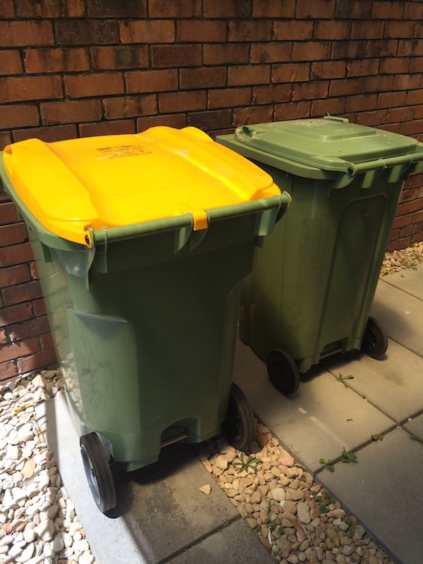  Ensure rubbish is kept in sealed bins away from the house 